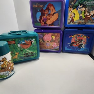 Lunchboxy - Lunchbox Aladin - Herkules - Disney - Vintage Lunchbox - Lunchbox Disney - Król Lew - Królewna Śnieżka