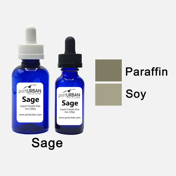 Sage - Liquid Candle Dye 1 oz with dropper