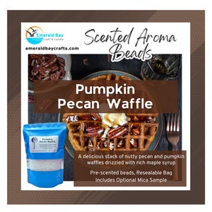 Pumpkin Pecan Waffle Scented Aroma Beads for making freshies or use in car, home, gym bag