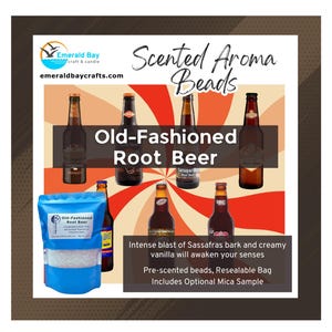 Old-Fashioned Root Beer Scented Aroma Beads for making freshies or use in car, home, gym bag