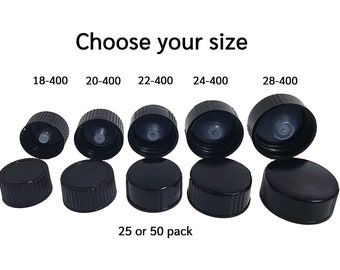 Polycone Phenolic Lined Caps (25 or 50 Count), You Choose Size, 5 Sizes