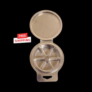 Round Wax Melt Tart Mold | Holds 2.5 Ounces | Sturdy No Leak Mold | Free Shipping