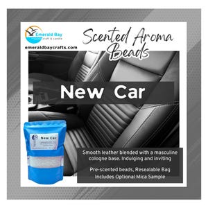 New Car Scented Aroma Beads, Freshies DIY