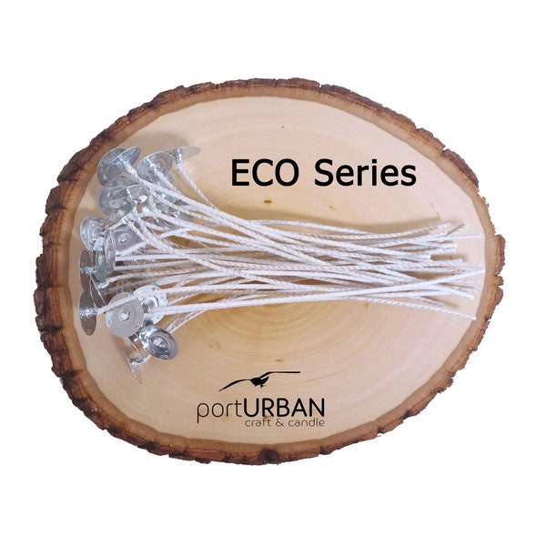 Buy One Get Two Free (100 Pack)! ECO Candle Wicks - Sizes 2, 4, 12, and 14 - Soy Coated - Free Shipping