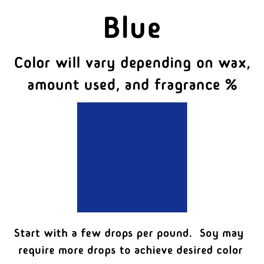 Blue Liquid Candle Dye 1/2 oz.