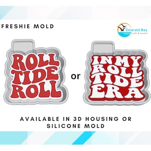 Roll Tide Alabama Freshie Mold 3D Housing Mold or Silicone Mold
