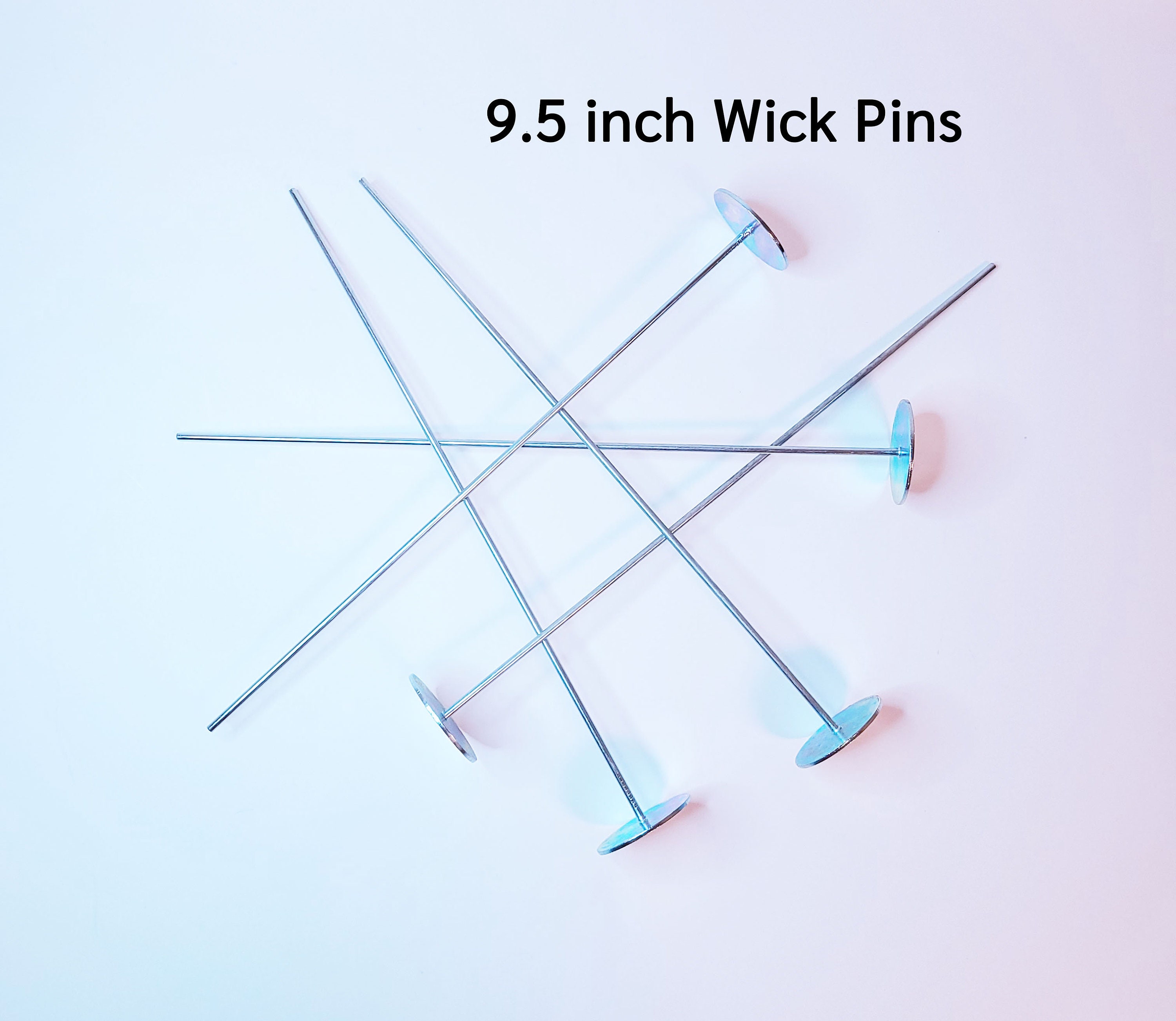 Wick Pins for Making Pillar Candle Set of 5 6.5 or 9.5 Etsy