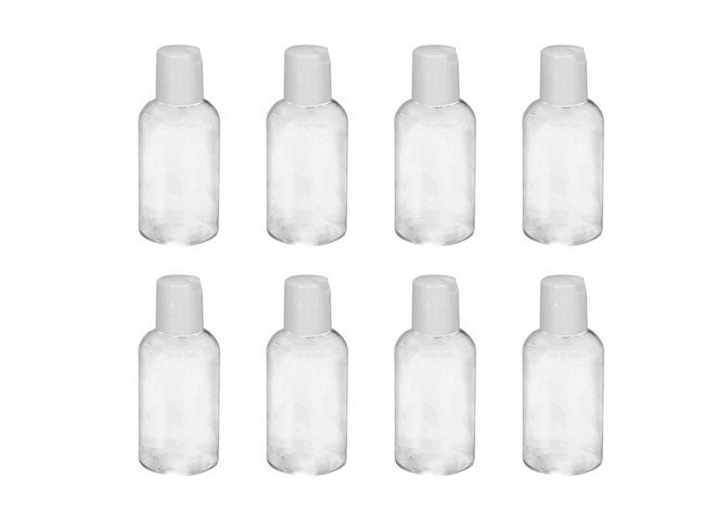 2oz LDPE Squeeze Bottles Durable Plastic 6/pk with Yorker Red