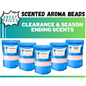 Pre-Scented Aroma Beads Clearance Season Ending, Car and Home Air Freshener and Freshies