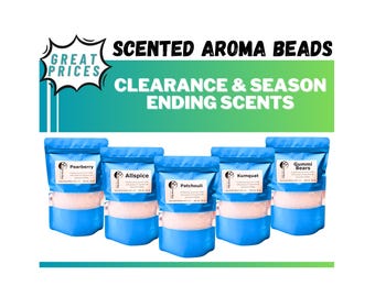 Pre-Scented Aroma Beads Clearance Season Ending, Car and Home Air Freshener and Freshies