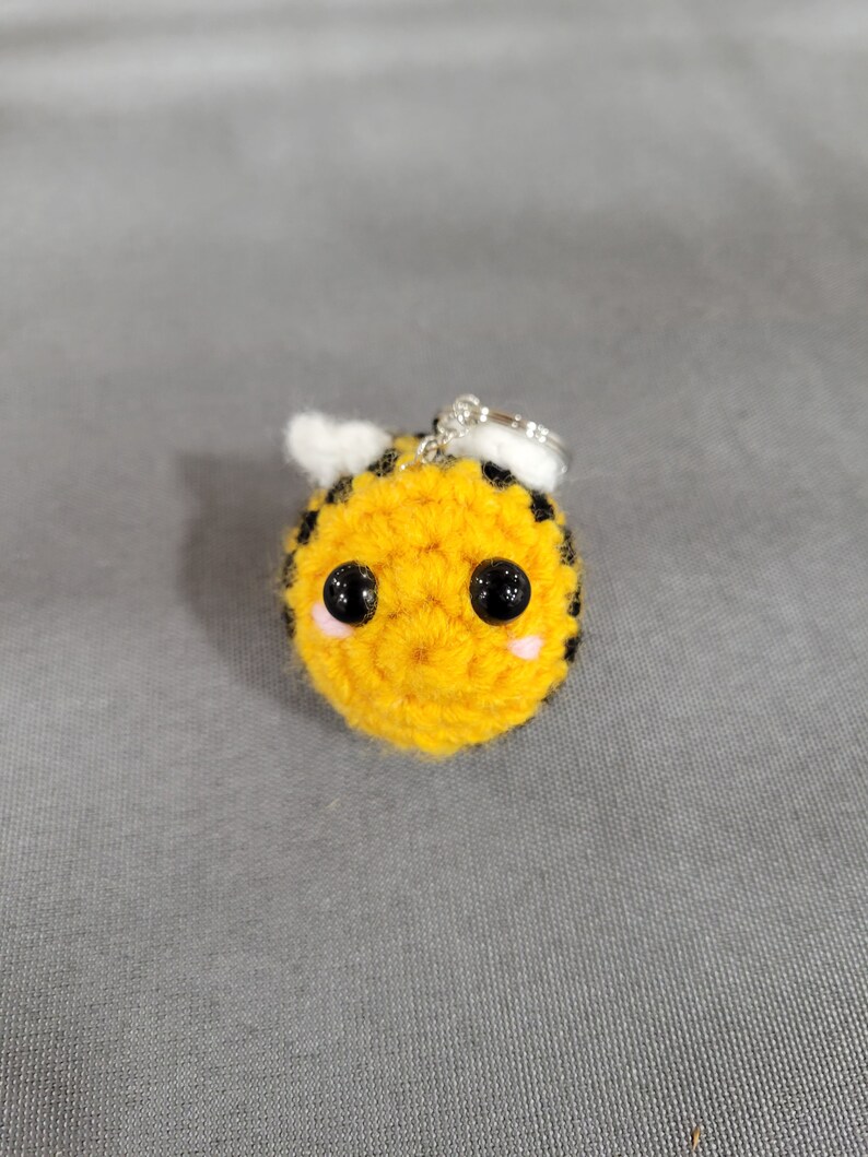 Bee Keychain Crochet Pattern Etsy