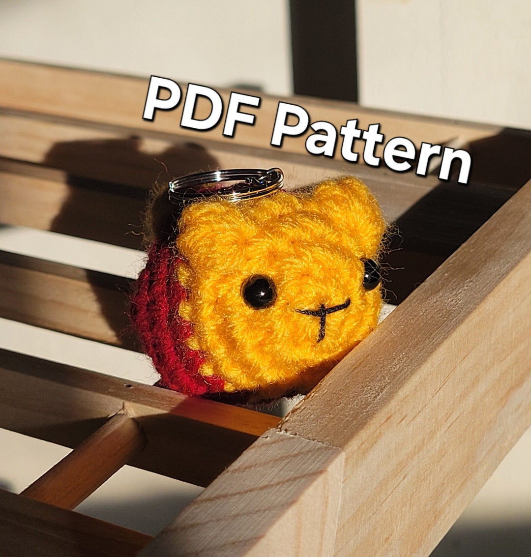 Pooh Bear PDF Crochet Pattern Easy for Beginners Less Than One Hour Scrap Yarn Project Minimal ...