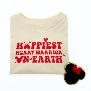 Heart warrior toddler shirt vacation happiest heart warrior tshirt kids CHD Awareness shirt heart defect warrior CHD shirt congenital heart