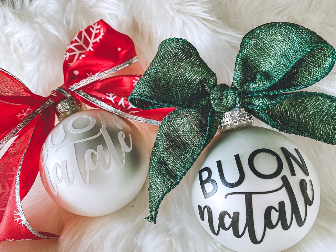 Buon Natale Ornament - Etsy