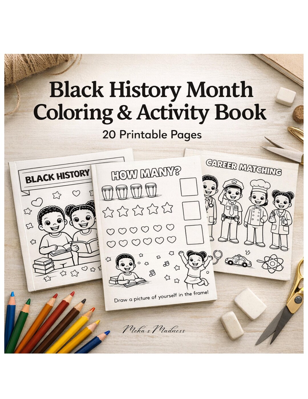 Black History Month Coloring Pages Printable for Kids | African ...