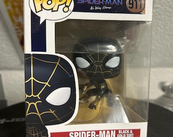 Spider-Man (Black & Gold Suit) #911 • “No Way Home” •  Funko Vinyl Figure