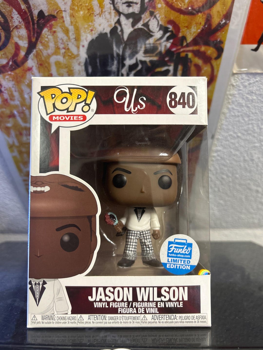 Funko Pop Us 840 – Jason Wilson Exclusive Edition Mit Maske & Geode, Sammlerfigur Aus Horrorfilm