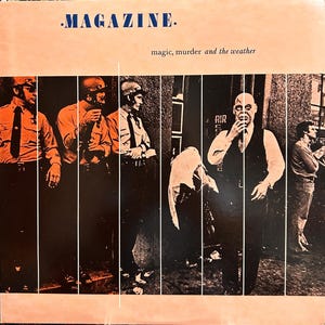 Magazine ~ Disque LP 12 pouces Magic, Murder and the Weather