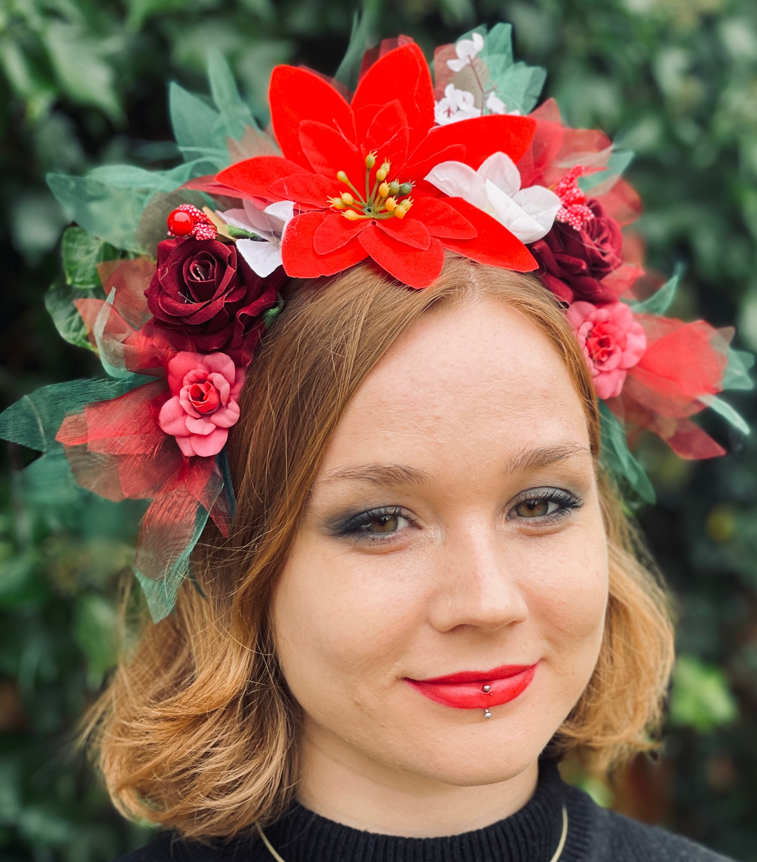 Flower headgear best sale