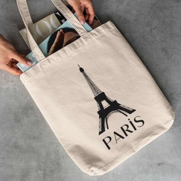 Sac fourre-tout Tour Eiffel de Paris, sac fourre-tout tour Eiffel, cadeau pour des amis, fourre-tout cadeau d'anniversaire, sac à bandoulière, cadeau pour elle, cadeau pour la fête des mères