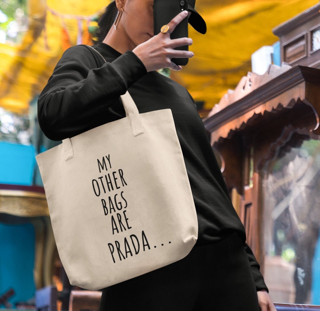 My other bag are Prada tote bag, Prada Tote bag Cotton Canvas Tote Bag