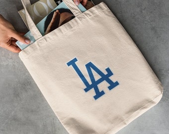 Los angeles Tote Bag, gift LA Tote, LA dodgers  tote bag, gift for friends, birthday gift tote bag, Shoulder bag, book bag