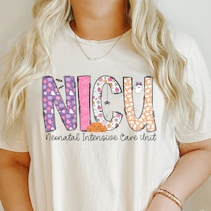 NICU Nurse Shirt, Halloween NICU Nurse Gift, Nurse Appreciation Gift, Neonatal Intensive Care Unit Tee, Nicu Nurse TShirt, NICU Halloween T