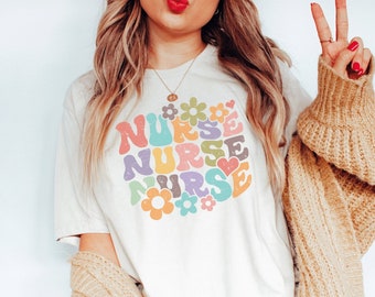 Groovy Nurse Shirt, Registered Nurse, New Future Nurse Gift Idea, Nursing School Student Grad, RN LPN, Nurse Life, Unisex Graphic Tee