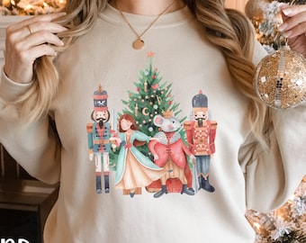 Nutcracker Sweatshirt, Christmas Sweatshirt, Sugar Plum Fairy Shirt, Christmas Sweater, Christmas Shirt, Xmas Shirt, Christmas Gift