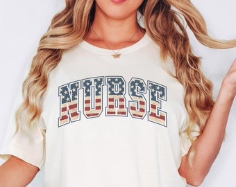 4th of July Nurse Shirt, Independence Nurse Shirt, Freedom Nurse Shirt, American Nurse Shirt, Memorial Day for Nurse Shirt, Gift for Nurse
