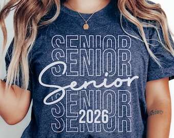 Senior 2026 Shirt, Senior Retro Shirt, 2026 Seniors Shirt, Senior 2026 Retro Shirt, Class of 2026 Senior Shirt, Graduation Gift for Senior