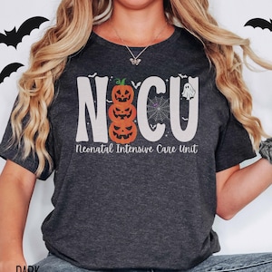 NICU Nurse Shirt, Halloween NICU Nurse Gift, Nurse Appreciation Gift, Neonatal Intensive Care Unit Tee, Nicu Nurse TShirt, NICU Halloween T