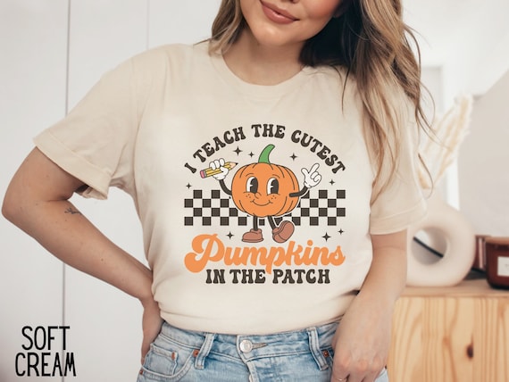 Halloween Teacher Shirts, Spooky Teacher Shirt, Teacher Shirts, Teacher Halloween Shirts, Retro Halloween Teacher, Kindergarten Teacher Tee