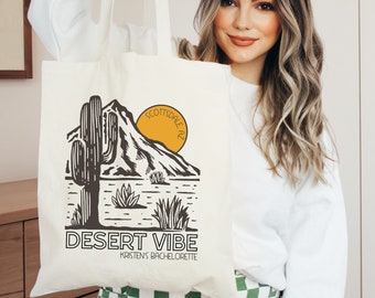 Arizona Bachelorette Tote, Personalized Bachelorette Totes, Desert Bachelorette Bags, Scottsdale Before the Veil, Custom Bachelorette Bag