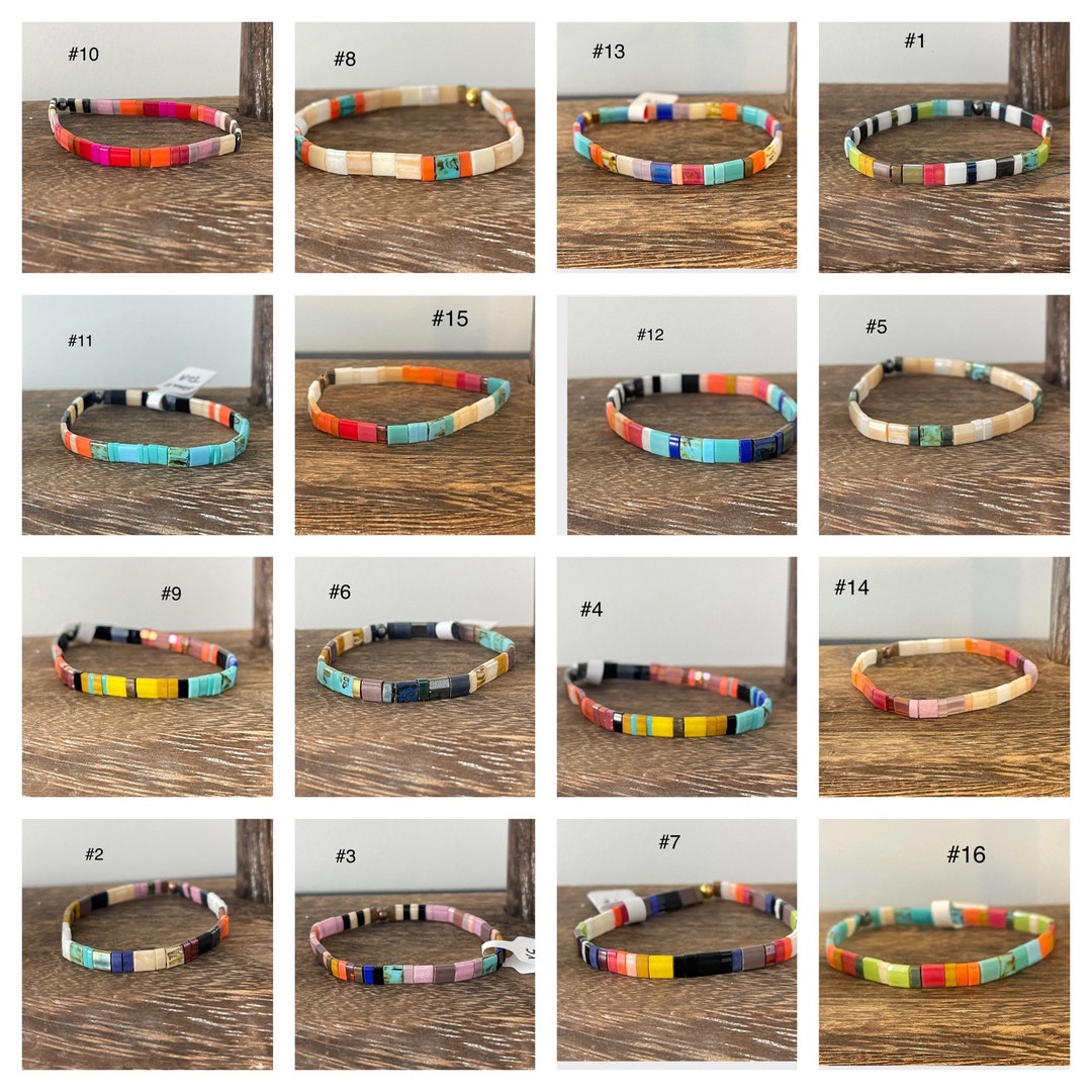 Bracelets D'Amitié Perles Miyuki KELITCH - Extensibles, Faits Main, Pour Femmes, Bohème Chic