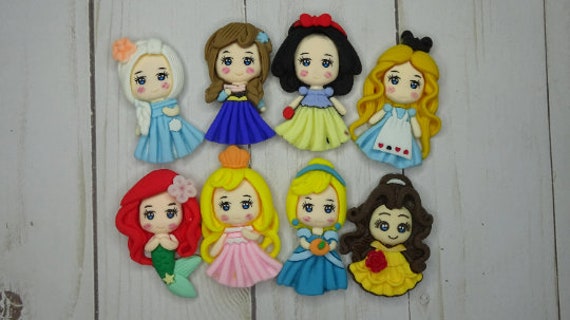 Princess Doll Flatback Resin Cabochon