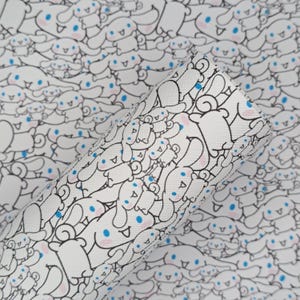 Cinnamoroll Sanrio Anime Dog Faux Leather Sheet