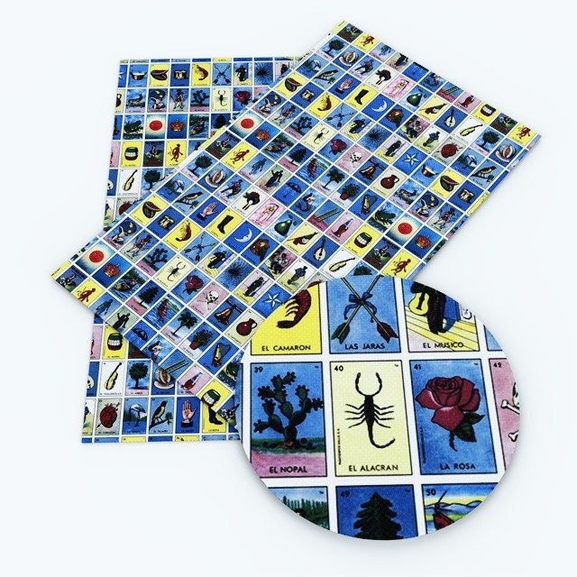 La Chalupa Loteria Mexican Bingo T-Shirt Black Cotton - Foto 7