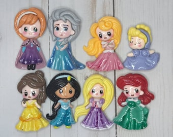 Princess Flatback Resin Cabochon