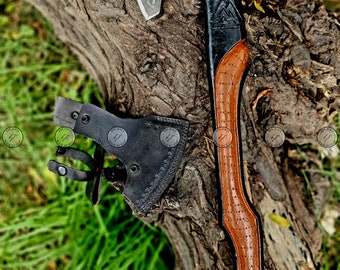 Äxte Paar Äxte Kohlenstoffstahl Axt Komfortabler Griff Schmiedeaxt Neues Design Campingaxt Survival-Axt Coplay Axt Damast-Axt Damast-Stahl-Axt