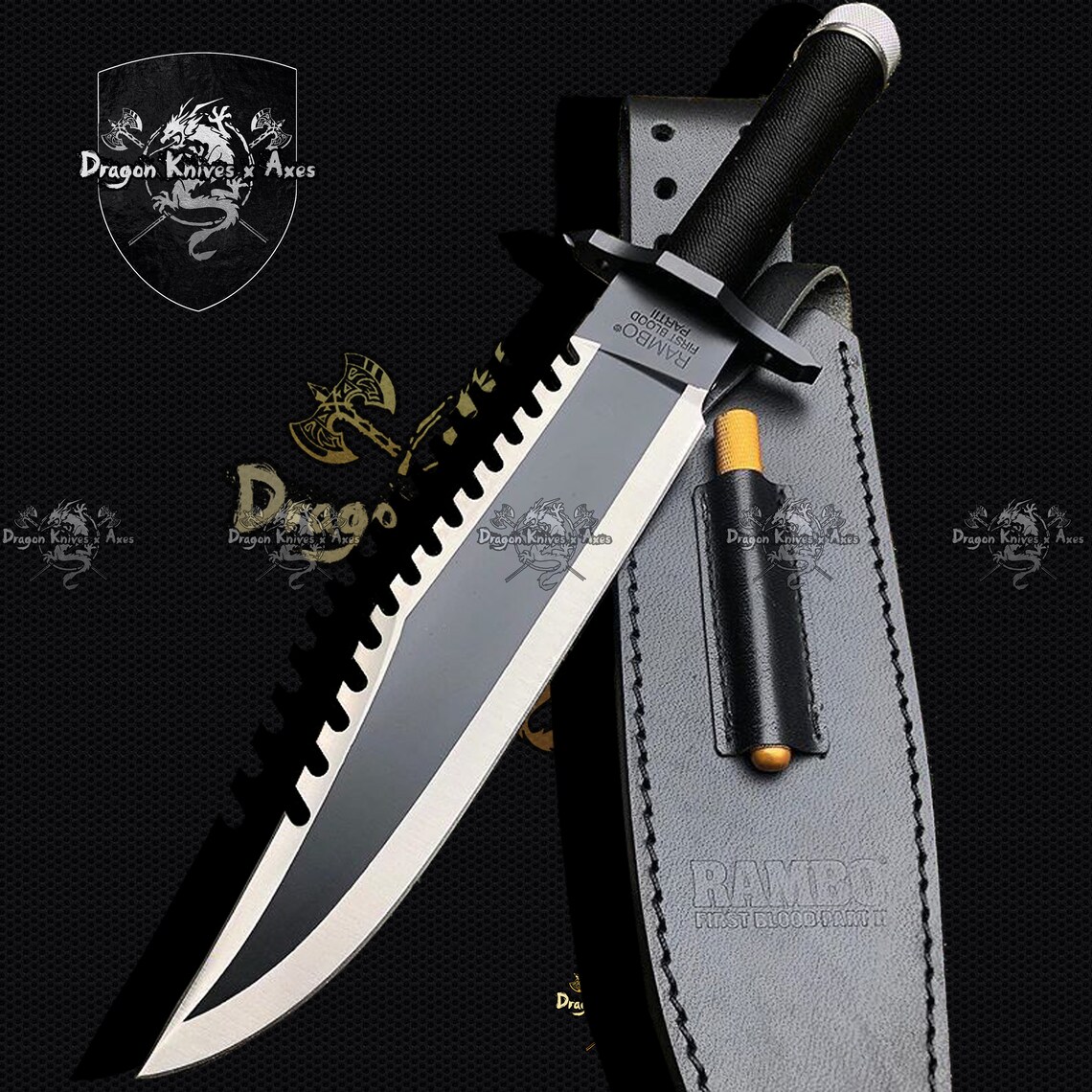 Premium Rambo Knife 5 Options NEVER MISS Mega Saving Bowie Knife ...