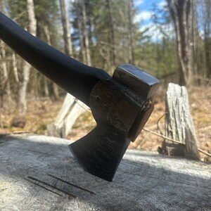 Axe//24” forest axe//Trees//Blacksmith//Bushcraft//Forged//Wilderness//Tree//Chopper// Hand Made//Axes//Hand Made//Steel//Wood/