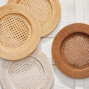 Rattan Honey Charger image 3