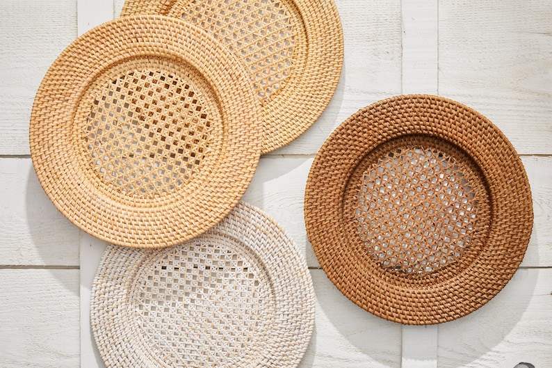 Rattan Honey Charger image 3