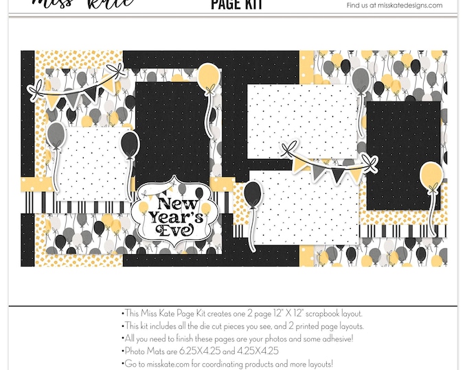 College 12x12 Two Page Layout Kit Masculine - Etsy