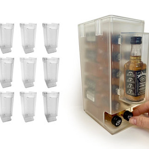 Mini Liquor Bottle Display Case Etsy