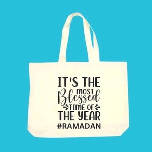 Islamic tote bags, Ramadan tote bags, Islamic gift, Ramadan gifts