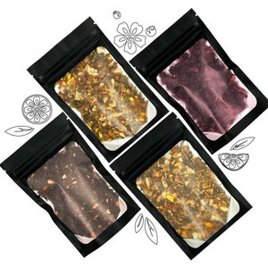 Loose Leaf Tea Sampler Assortment Variety Pack - Pu’er, Oolong, Black tea, White tea - Premium Gift for Tea Lover