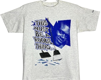 Vintage 90s Shaq Rookie T-Shirt: Reebok NBA Shaquille O’Neal Basketball Tee, Large