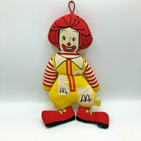 ronald mcdonald plush doll